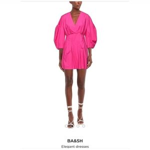 Ba&sh pink dress